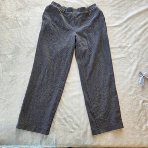 ‼️3/$30‼️Allison Daley Classic Black Argyle Pull On Pants Size 10 Petite Pocket